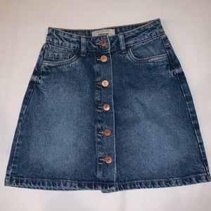 ASOS - New Look Denim Light Wash Skirt Petite